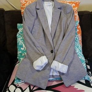 H&M Women's Grey Blazer size 4